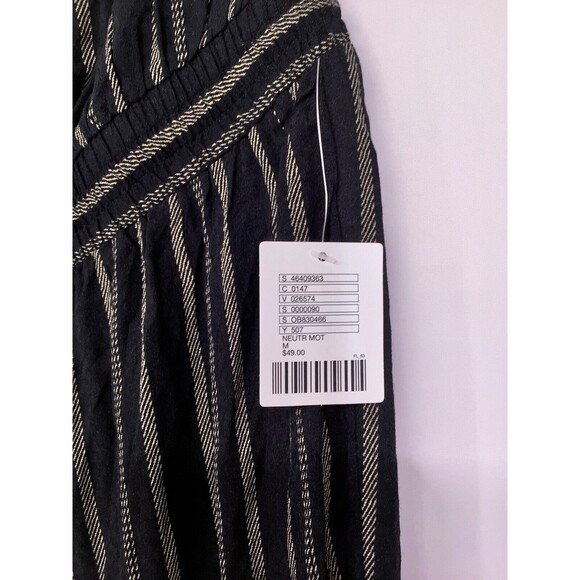 Out From Under Black Striped‎ Strapless Jumpsuit Women’s Size Medium NEW - Picture 2 of 7